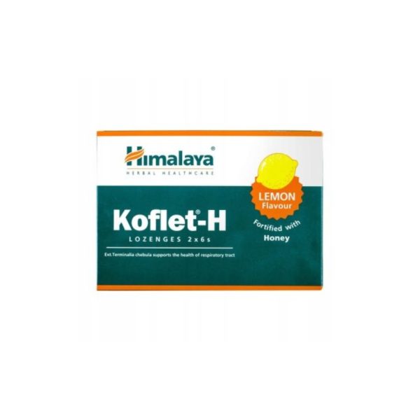 Himalaya Koflet-H Pastylki cytrynowe do ssania 12szt.
