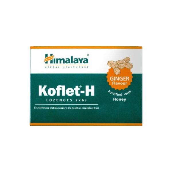 Himalaya Koflet-H Pastylki imbirowe do ssania 12szt.
