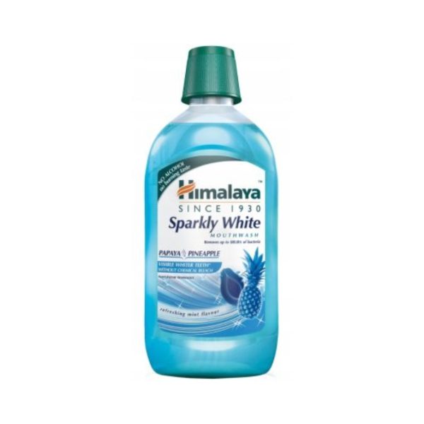 Himalaya Sparkly White wybielający płyn do płukania jamy ustnej 450ml