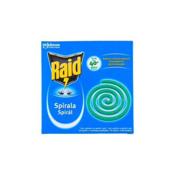 RAID spirala przeciwko komarom SC Johnson 10szt