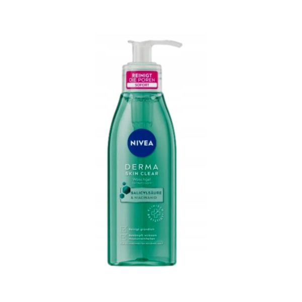 Nivea Derma Skin - żel oczyszczający, kwas salicylowy 150 ml