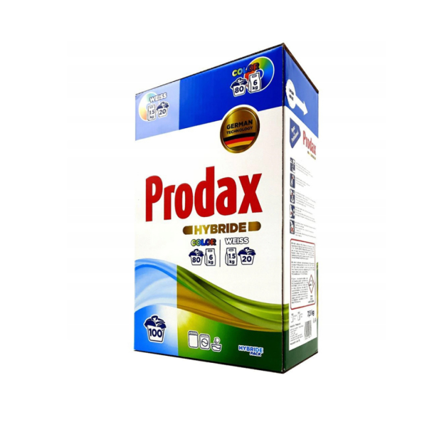 PRODAX Prací prášek HYBRIDE 2v1 100 praní