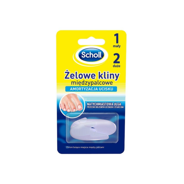 Scholl Meziprstní klín na den i noc r. univerzální bezbarvý 3 ks
