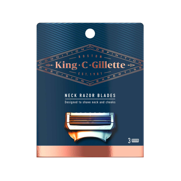 Gillette King C. Wkłady do maszynki 3 szt.