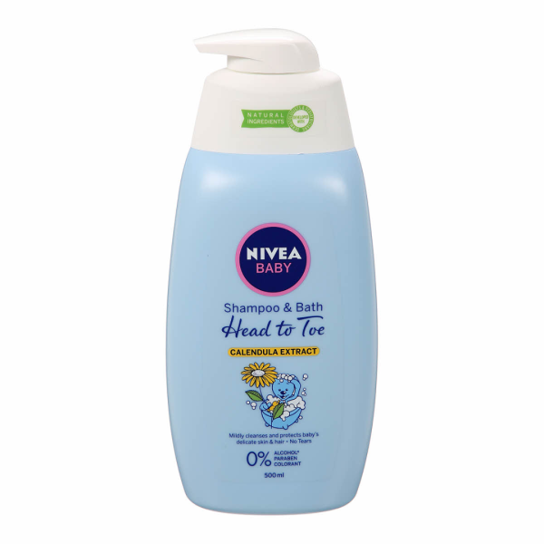 Nivea Baby - szampon do kąpieli z ekstraktem z nagietka 500ml