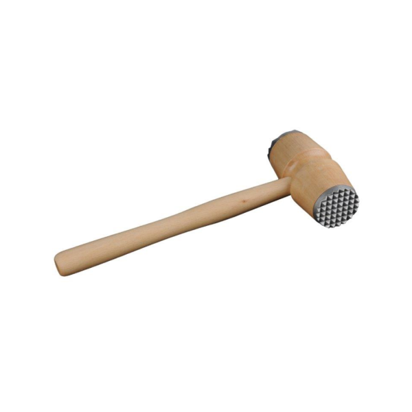 Tłuczek do mięsa drewniany (okuty)