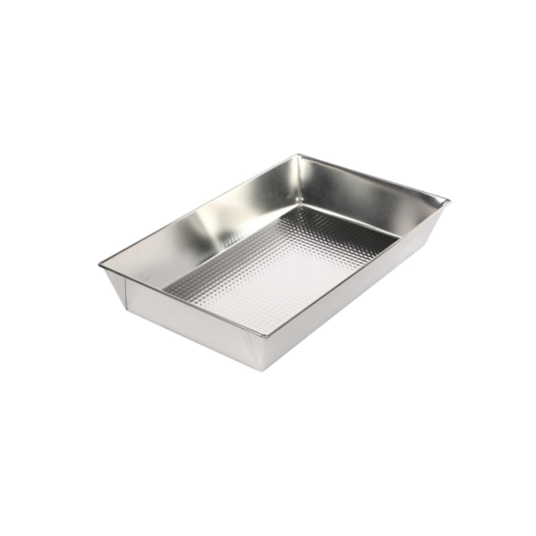 Forma prostokątna do pieczenia ciasta metalowa 35 x 20 x 6 cm