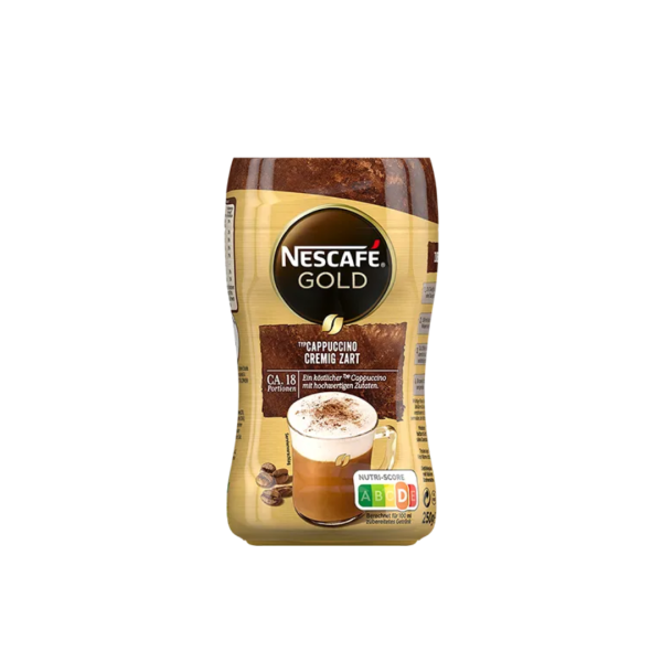 Nescafe Gold kawa rozpuszczalna Cappuccino Kremowa Czekolada 250g DE