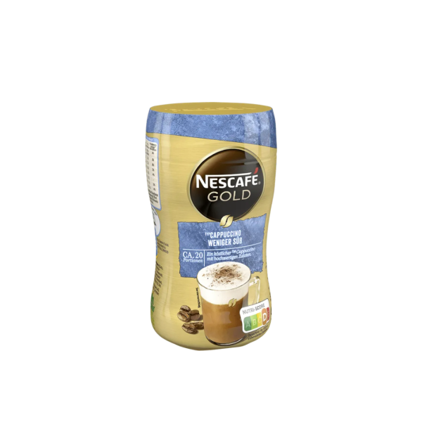 Nescafe Gold kawa rozpuszczalna Cappuccino Mniej Cukru 250g DE