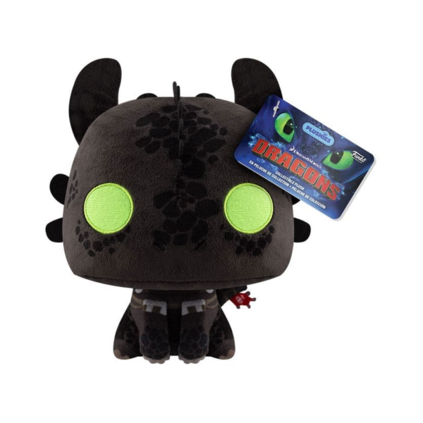 Funko Jak wytresować smoka Toothless Szczerbatek Pluszowa zabawka 18 cm