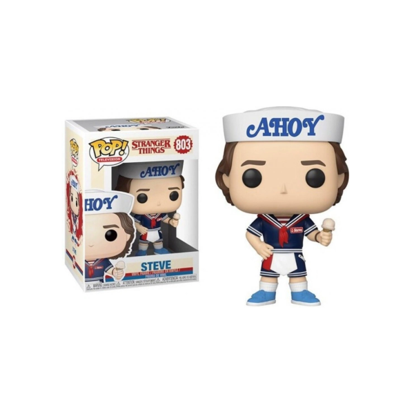 Funko Pop! Stranger Things Steve with Hat and Ice Cream 803