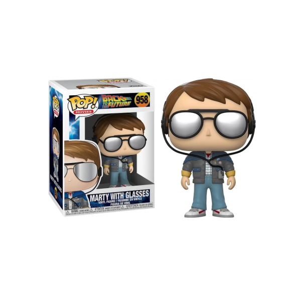 Funko Pop! Back to the Future Marty with glasses 958