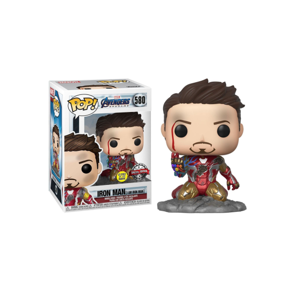 Funko Pop! Avengers Endgame Iron Man I Am Iron Man Glows in the Dark 580