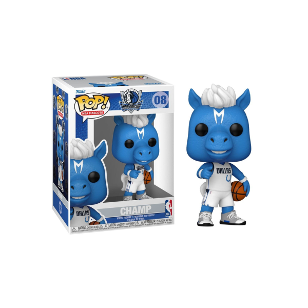 Funko Pop! NBA Mascots Dallas Mavericks Champ 08