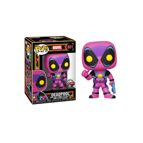 Funko POP! Marvel Blacklight Deadpool 801