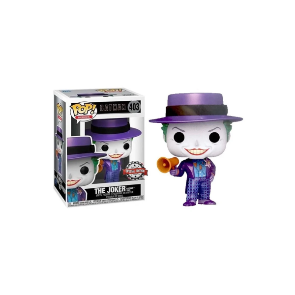 Funko POP!  DC Comics Batman Joker with Speaker & T-Shirt size S 403