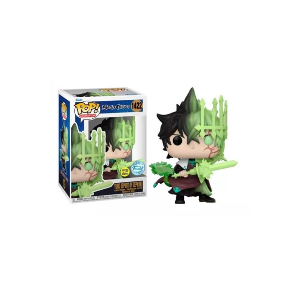 Funko Pop! Black Clover Yuno Spirit of Zephyr GITD 1422