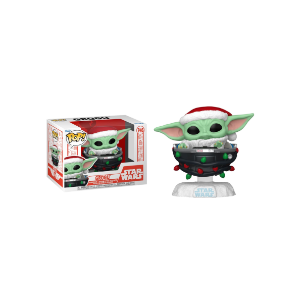 Funko Pop! Star Wars The Mandalorian Holiday Grogu 746
