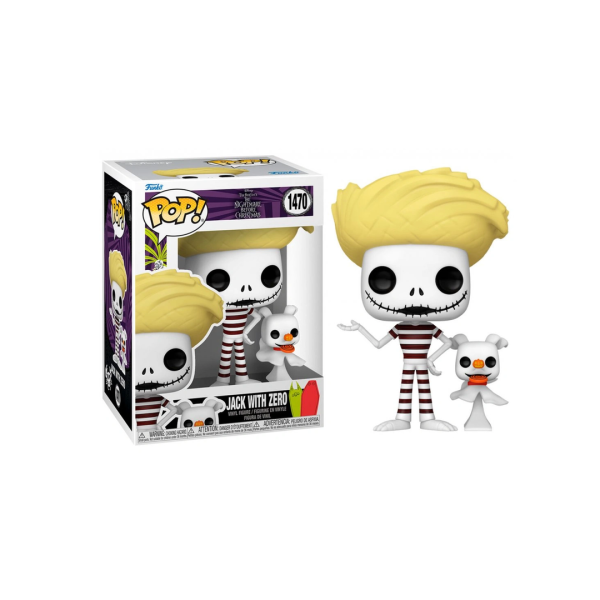Funko Pop! Disney The Nightmare Before Christmas Jack with Zero 1470