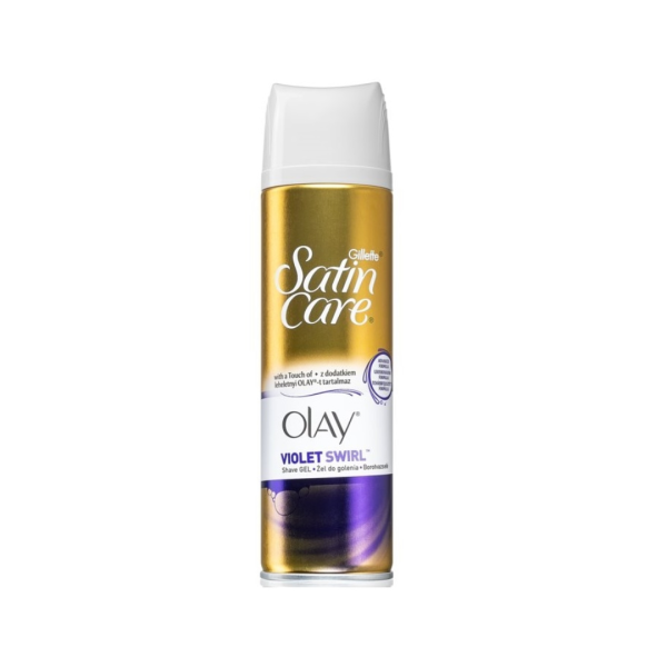 Gillette Satin Care OLAY Violet Swirl Shave Gel Żel do depilacji 200 ml