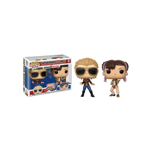 Funko POP! Marvel vs Capcom Captain Marvel vs Chun-Li (2)
