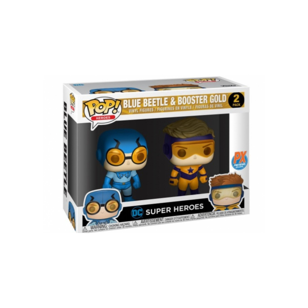 Funko POP! DC 2 Pack Blue Beetle & Booster Gold