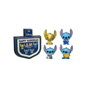 Funko Pop! Stitch Holiday 2024 Pocket 4-Pack Dreidel Box 4 cm