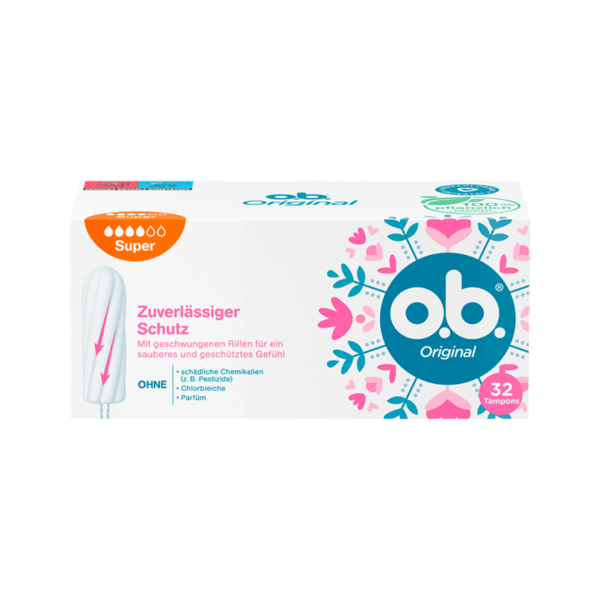 OB Original Super Tampony Higieniczne 32 sztuk