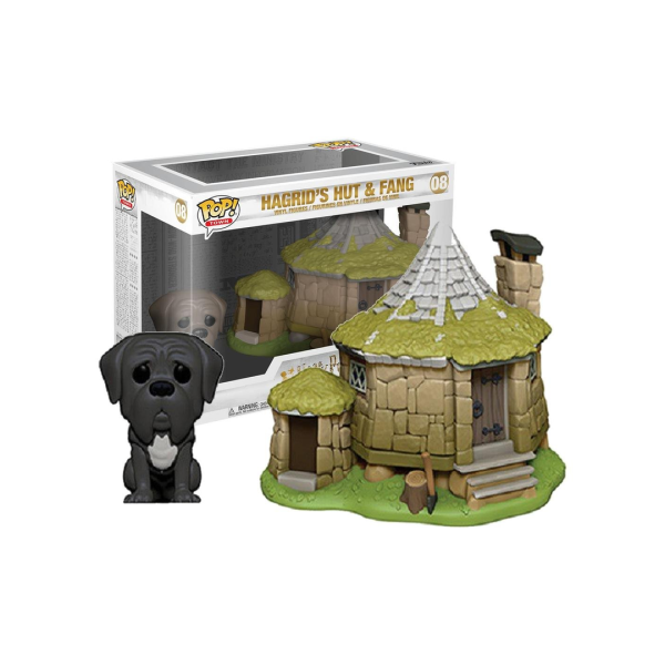 Funko POP Town: Harry Potter S8 - Hagrid's Hut w/ Fang (08)