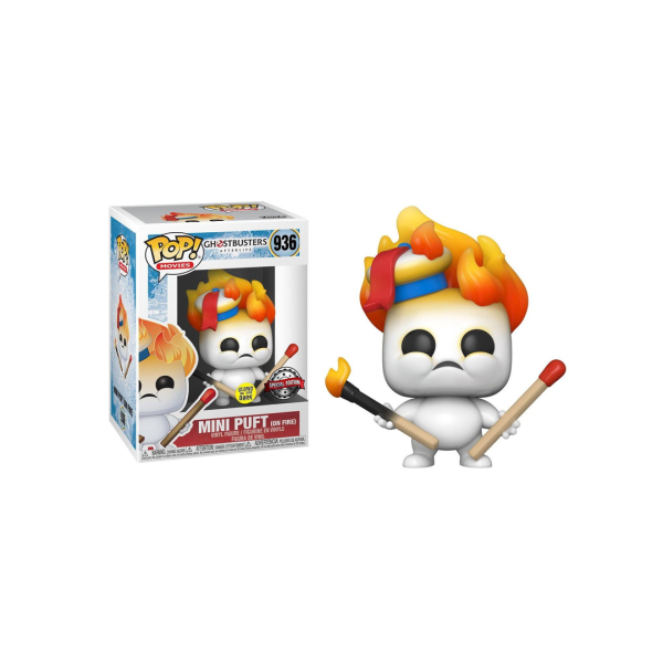 Funko POP! Ghostbusters Mini Puft on Fire Glows in the Dark 936
