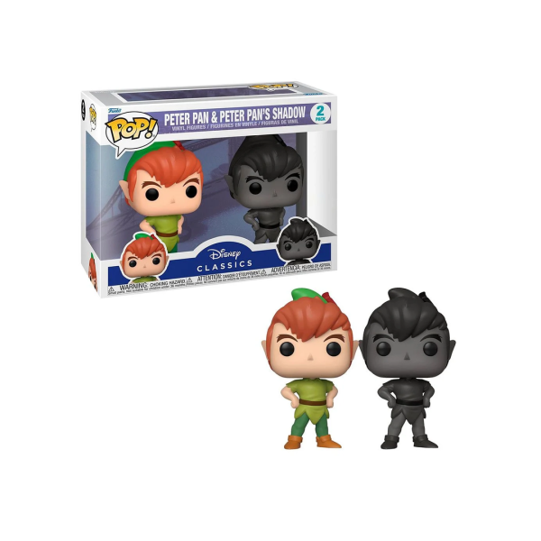 Funko POP! Disney 2-Pack Peter Pan with Shadow