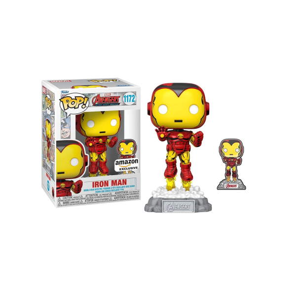 Funko Pop! The Avengers Iron Man with Pin 1172