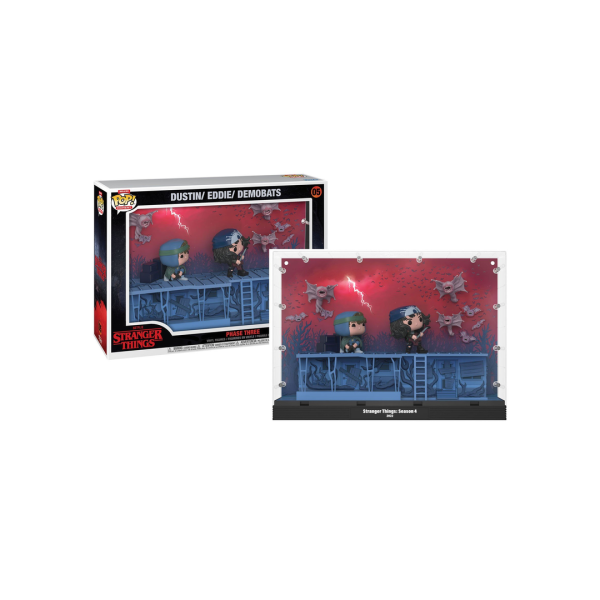 Funko POP! Moment Stranger Things Eddie, Dustin and Demobats Phase Three 05