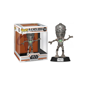 Funko Pop! Star Wars The Mandalorian IG 12 with Grogu 720