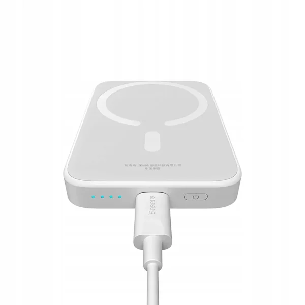 BASEUS Power Bank Magnetyczny 6000mAh 20W Bezprzewodowy + kabel - obrazek 3
