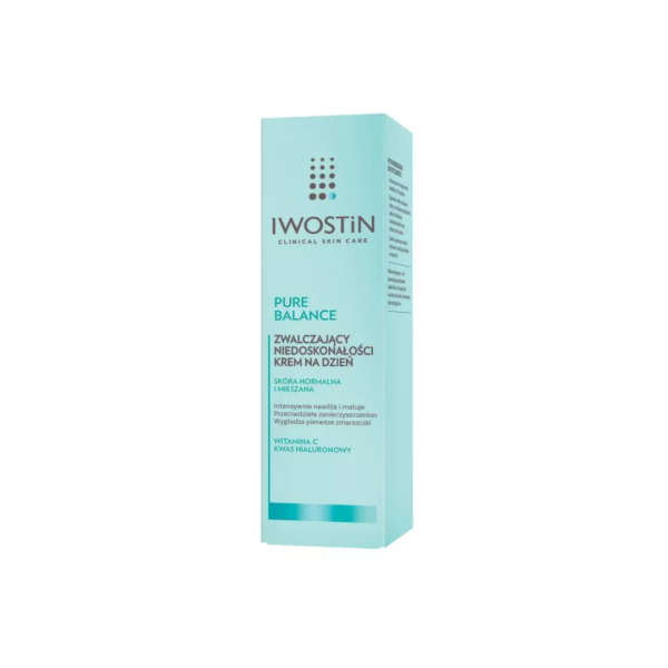 Iwostin Pure Balance Krem przeciw niedoskonałościom do twarzy na dzień 50 ml