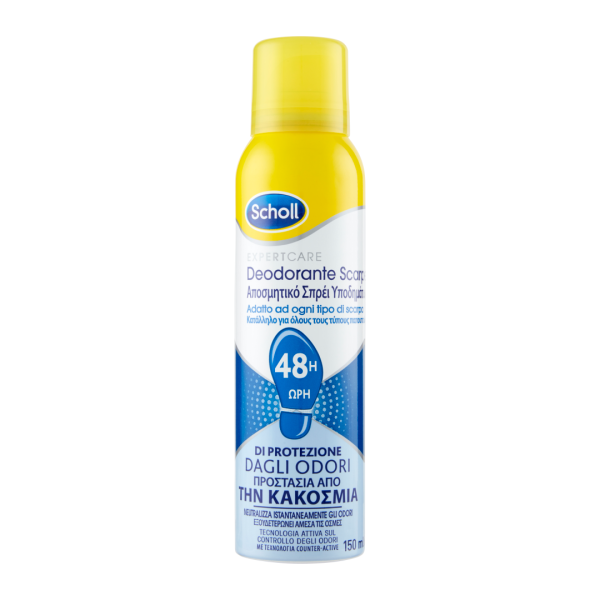 Scholl odświeżacz do butów spray do butów, obuwia, stóp 48h antybakteryjny