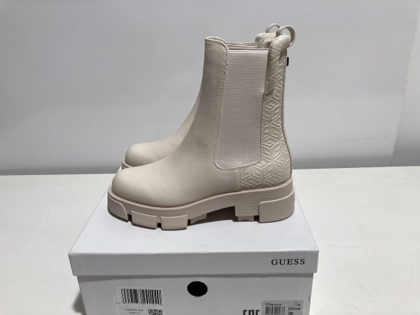 Guess Sztyblety Madla3 FL7M3D ELE10 Beżowy rozmiar 36