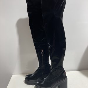 HUGO Sneakers X Bella Poarch Kris Heel High Boots czarne rozmiar 37