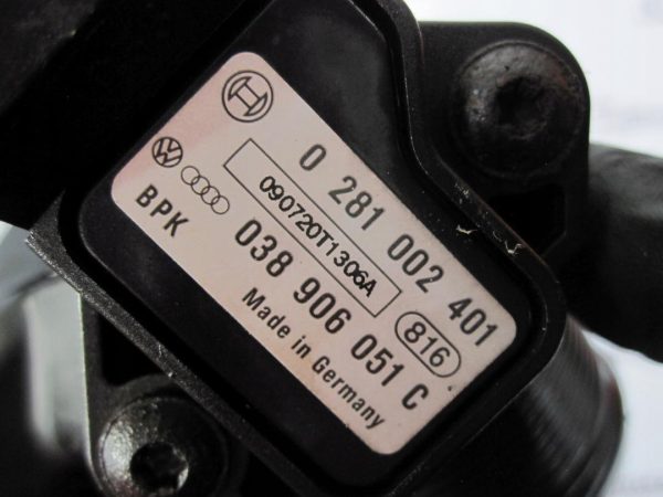 AUDI A3 1.6 TDI CAY 105KM 10r rura przewód z czujnikiem ciśnienia map - obrazek 4
