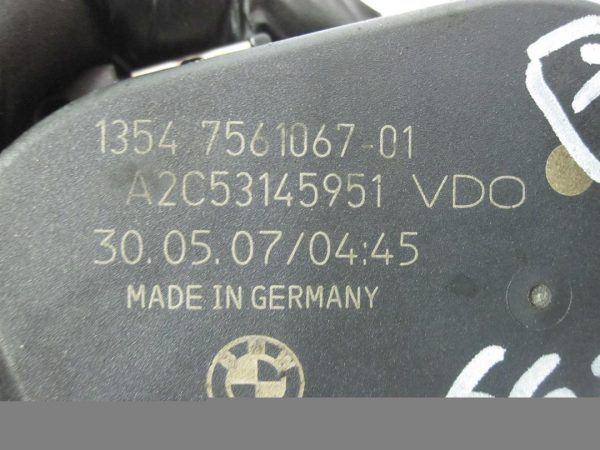 BMW 1.6 B N45B16 115KM 07r przepustnica 7561067 A2C53145951 - obrazek 5