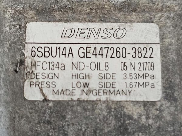 BMW 3 5 2.0 D N47D20C 184KM EURO 5 sprężarka klimatyzacji 447260-3822 - obrazek 7