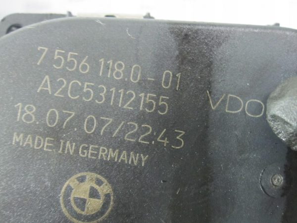 BMW E90 E60 2.5 B 07r przepustnica 75561180-01 A2C53112155 - obrazek 4