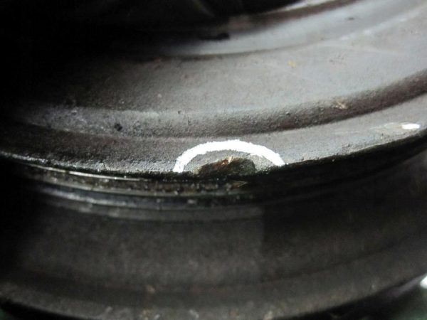FORD TRANSIT 2.2 TDCI P8FA 85KM 09r koło pasowe wału 6C1Q-6B319-AF - obrazek 3
