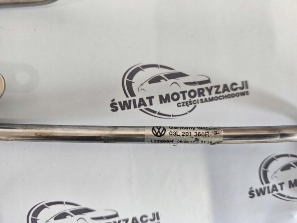 GOLF 1.6 TDI CAY 90KM 10r przewód paliwa 03L201360R - obrazek 2