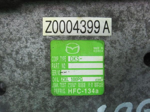 MAZDA 6 2.0 16V 147kM 08r LFF7 sprężarka klimatyzacji Z0004399A - obrazek 8