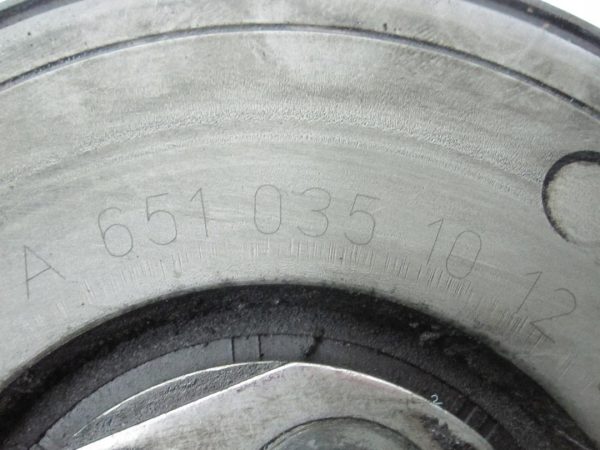 MERCEDES C 2.2 CDI 12r koło pasowe wału A6510351012 - obrazek 3