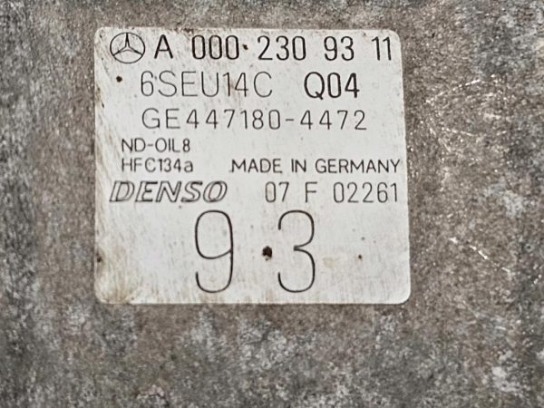 MERCEDES SLK 1.8B 271.944 163KM sprężarka klimatyzacji A0002309311 - obrazek 2
