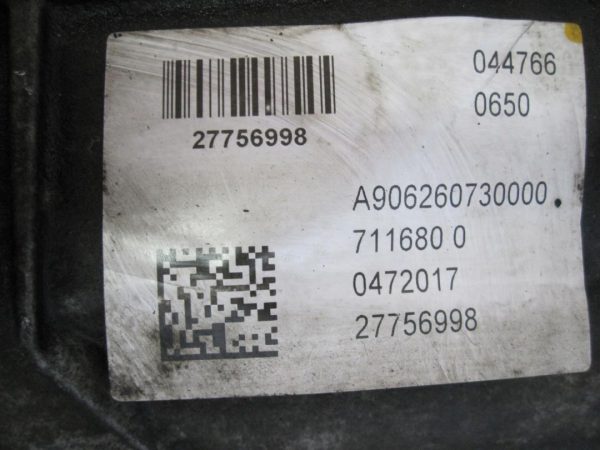 Mercedes Sprinter W906 2.2 CDI 651 13r skrzynia biegów 9062607300 - obrazek 3