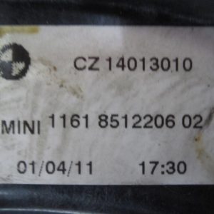 MINI COUNTRYMAN 2.0 D 11r. 113KM N47C20 8512206 RURA PRZEWÓD INTERCOOLERA